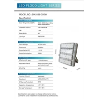 Lampu sorot led pju 200 watt