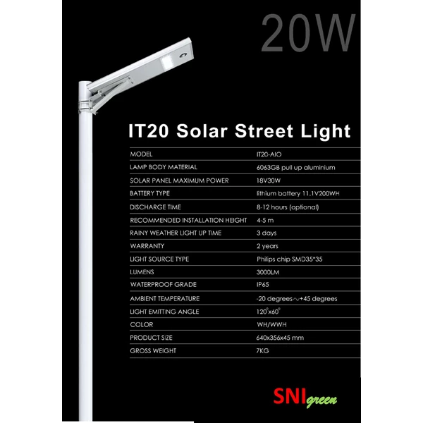 Street Light AIO 20W SNI-020AIO